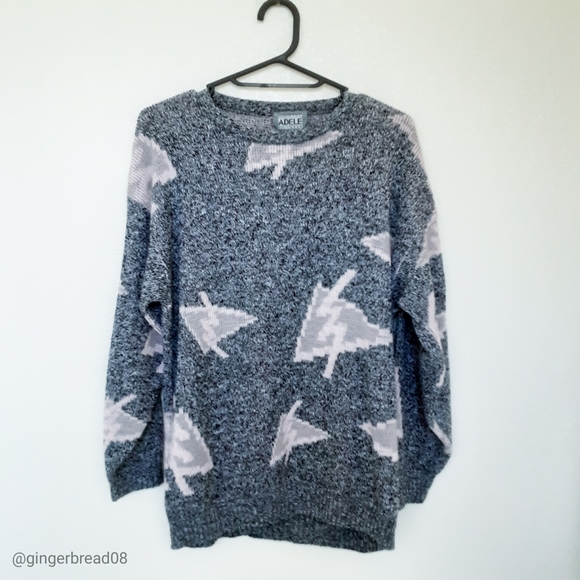 adele knitwear Sweaters - ⚡Adele Knitwear Triangle Lightning Bolt Sweater⚡